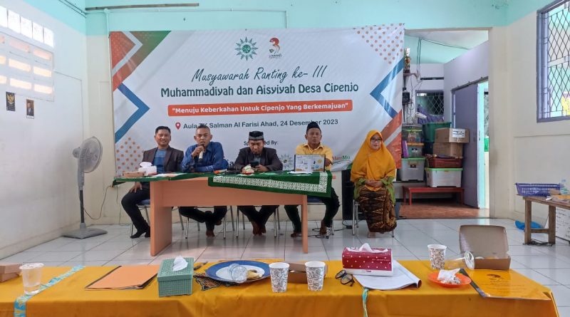 Sukses Gelar Musyran Bersama Muhammadiyah dan ‘Aisyiyah Desa Cipenjo 2022-2027